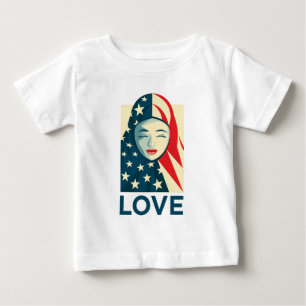 T-shirt Pour Bébé Amour Réfugié musulman