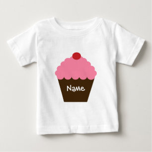T-shirt Pour Bébé Amour rose de petit gâteau