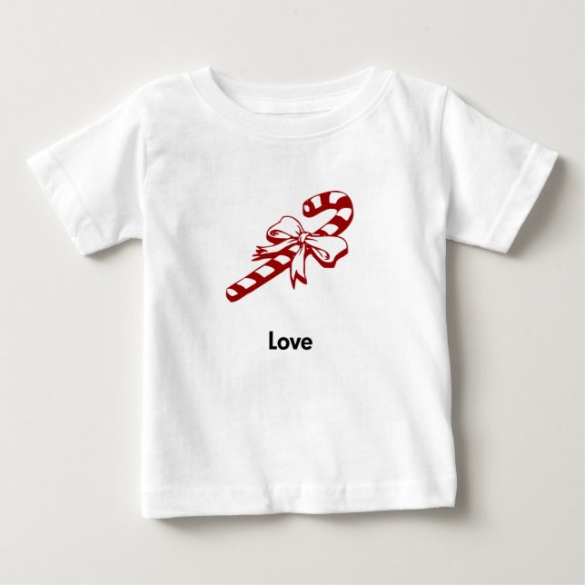 T-shirt Pour Bébé Amour sucre de canne (Devant)