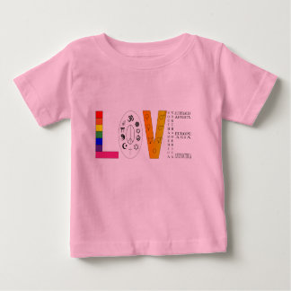 T-shirt Pour Bébé Amour universel