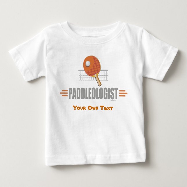 T-shirt Pour Bébé Amoureux de Ping Pong (Devant)