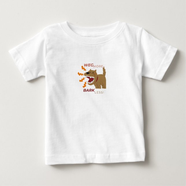 T-shirt Pour Bébé Amoureux des chiens (Devant)