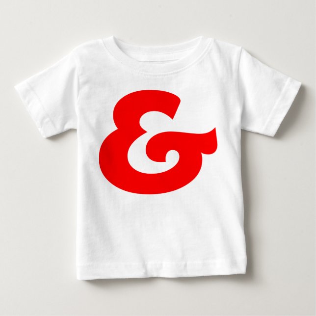 T-shirt Pour Bébé Ampersand (Devant)