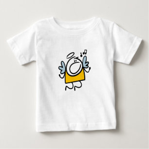 T-shirt Pour Bébé Amusant ange chanteur