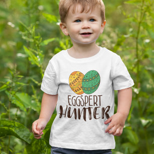 T-shirt Pour Bébé Amusant Chasseur Espagnol Pun de Pâques Dit Humori