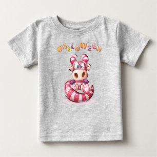 T-shirt Pour Bébé Amusante Halloween Monster Toddler Baby T-Sh