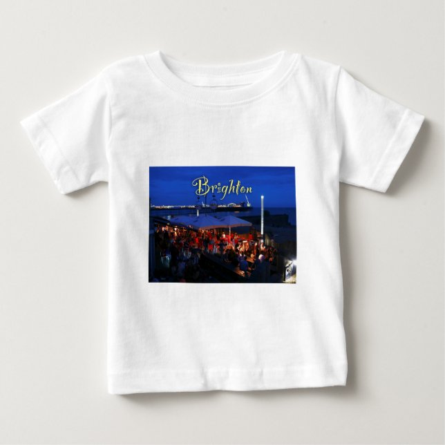 T-shirt Pour Bébé Amusez-vous à Brighton ! (Devant)