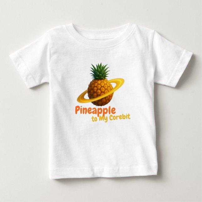 T-shirt Pour Bébé Ananas à mon Corebit (Devant)