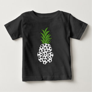 T-shirt Pour Bébé Ananas de foot drôle