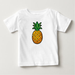 T-shirt Pour Bébé Ananas tropical : Saveur de l'été