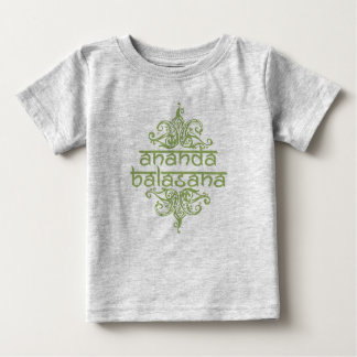T-shirt Pour Bébé ananda balasana (bébé heureux)