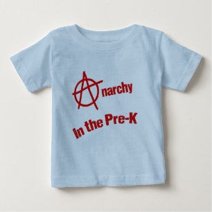 T-shirt Pour Bébé Anarchie dans le Pre-K