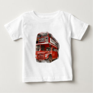 T-shirt Pour Bébé Ancien bus rouge de Londres