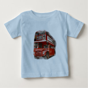 T-shirt Pour Bébé Ancien bus rouge de Londres