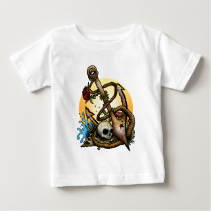 T-shirt Pour Bébé Ancré