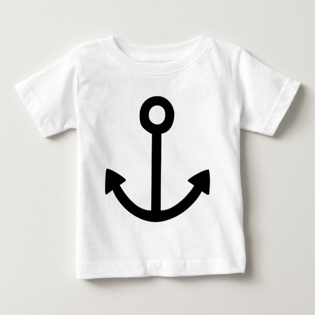 T-shirt Pour Bébé Ancre (Devant)