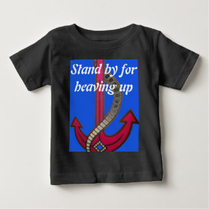 T-shirt Pour Bébé Ancre rouge