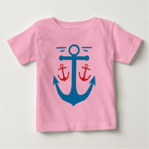 T-shirt Pour Bébé Ancre vintage