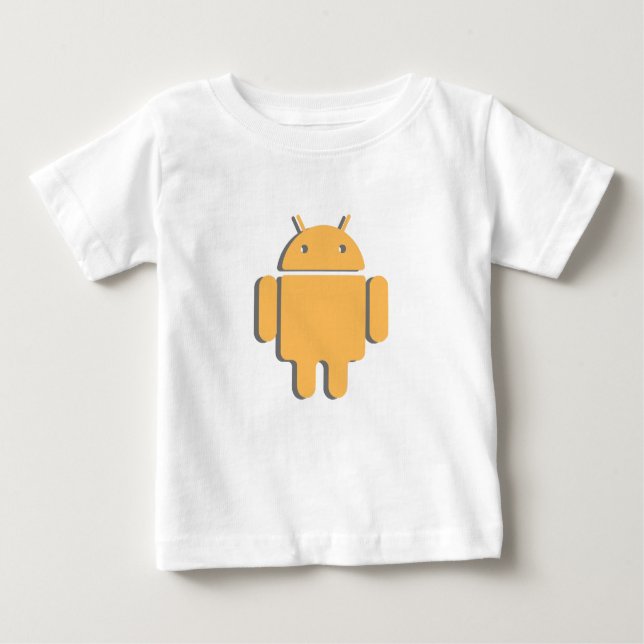 T-shirt Pour Bébé Android (Devant)