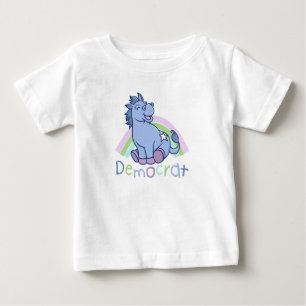 T-shirt Pour Bébé Âne de Démocrate de bébé
