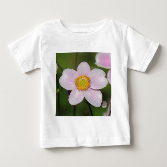 T-shirt Pour Bébé Anémone rose (Devant)