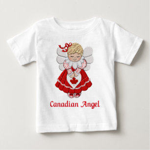T-shirt Pour Bébé Ange canadien