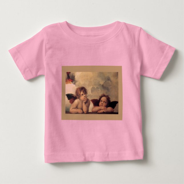 T-shirt Pour Bébé Ange Foi Raphael Bénédiction Cute (Devant)