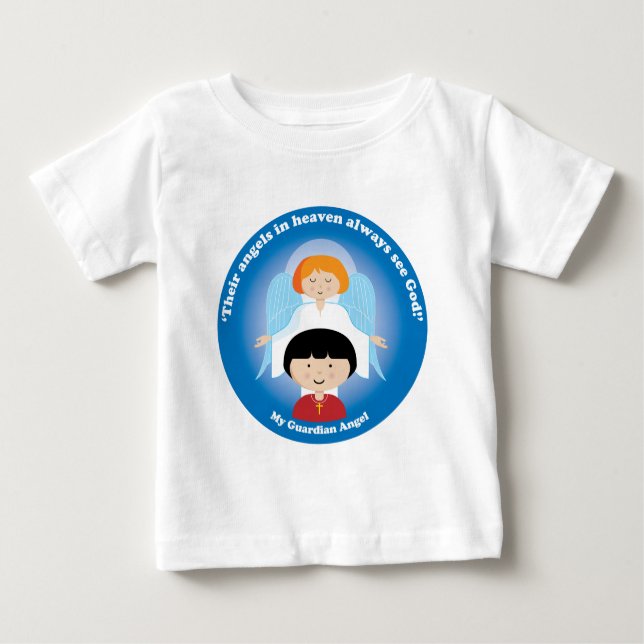 T-shirt Pour Bébé Ange gardien (Devant)