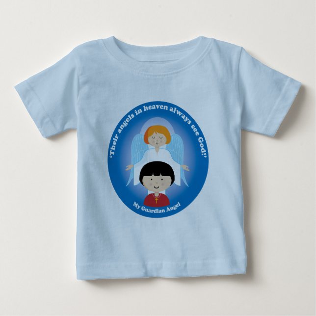 T-shirt Pour Bébé Ange gardien (Devant)
