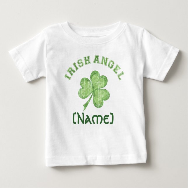 T-shirt Pour Bébé Ange irlandais (Devant)