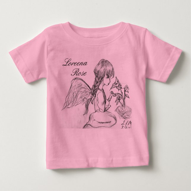T-shirt Pour Bébé Ange pour un ange (Devant)