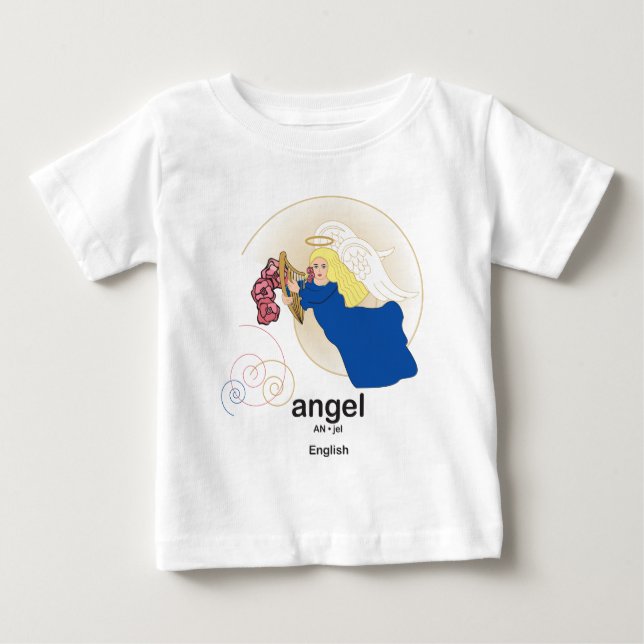 T-shirt Pour Bébé Angel (Devant)