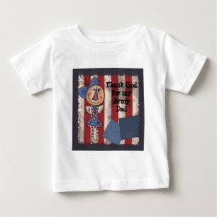 T-shirt Pour Bébé Angel américain primitif