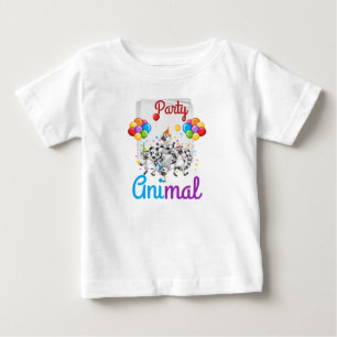 T-shirt Pour Bébé Animal Tee de première partie du bébé