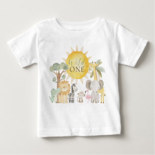 T-shirt Pour Bébé Animaux de safari Nyala sauvage un premier anniver