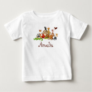 T-shirt Pour Bébé Animaux pour enfants personnalisés