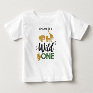 T-shirt Pour Bébé Animaux sauvages d'un les ęrs anniversaire