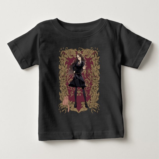 T-shirt Pour Bébé Anime Hermione Granger Cadre Orné (Devant)