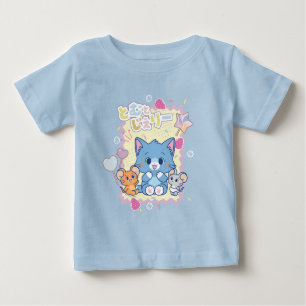 T-shirt Pour Bébé Anime Tom et Jerry Strawberry Fun
