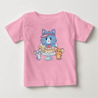T-shirt Pour Bébé Anime Tom, Jerry et Tuffy Dessert Parlor