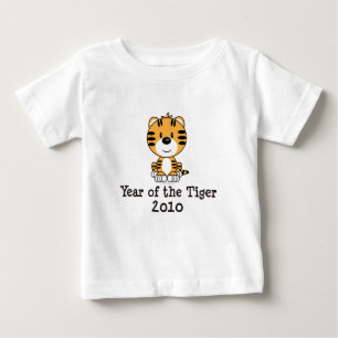 T-shirt Pour Bébé Année du T-shirt de bébé de tigre