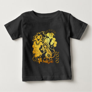 T-shirt Pour Bébé Année Rat Chinoise 2020 T-shirt bébé de raisin
