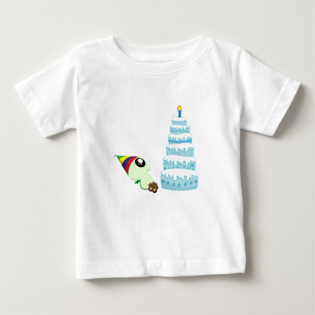 T-shirt Pour Bébé Anniversaire Boy Cthulhu (Devant)