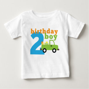 T-shirt Pour Bébé Anniversaire Boy Truck 2