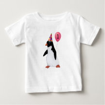 Anniversaire Custom Age Penguin Chemise