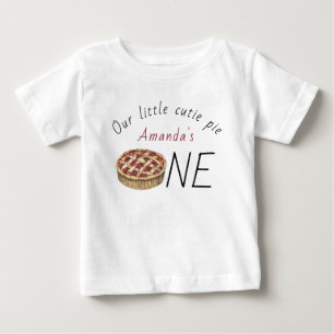 T-shirt Pour Bébé Anniversaire de enfant de secteurs aquarelle