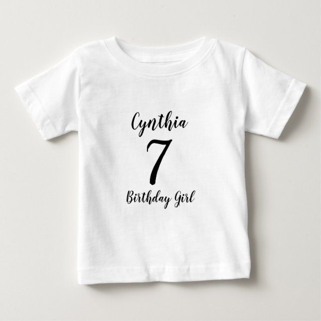 T-shirt Pour Bébé anniversaire de enfant Tee (Devant)