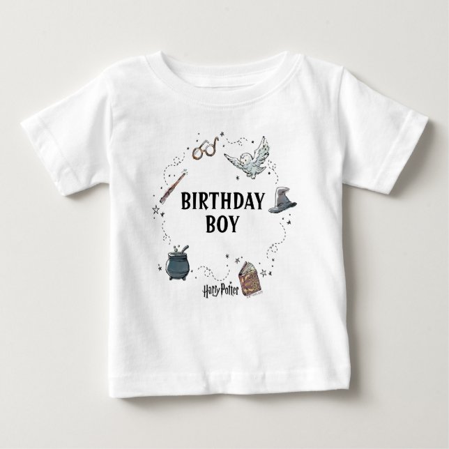 T-shirt Pour Bébé Anniversaire de Harry Potter (Devant)