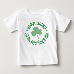 T-shirt Pour Bébé Anniversaire de Jour de la Saint Patrick