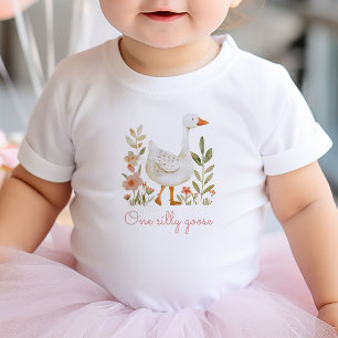 T-shirt Pour Bébé Anniversaire de la dinde rose
